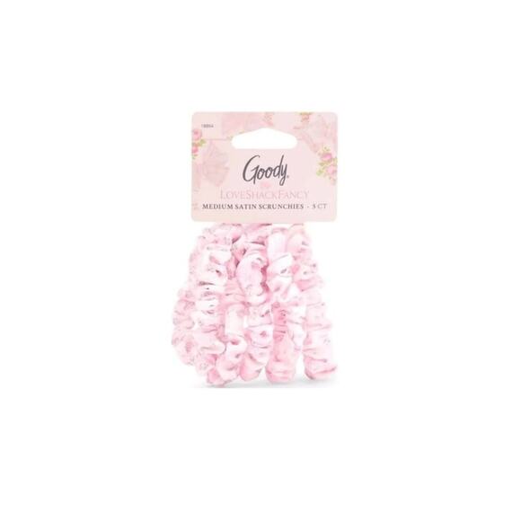 10 pc set Goody x LoveShackFancy Skinny Satin Scrunchies main image 4
